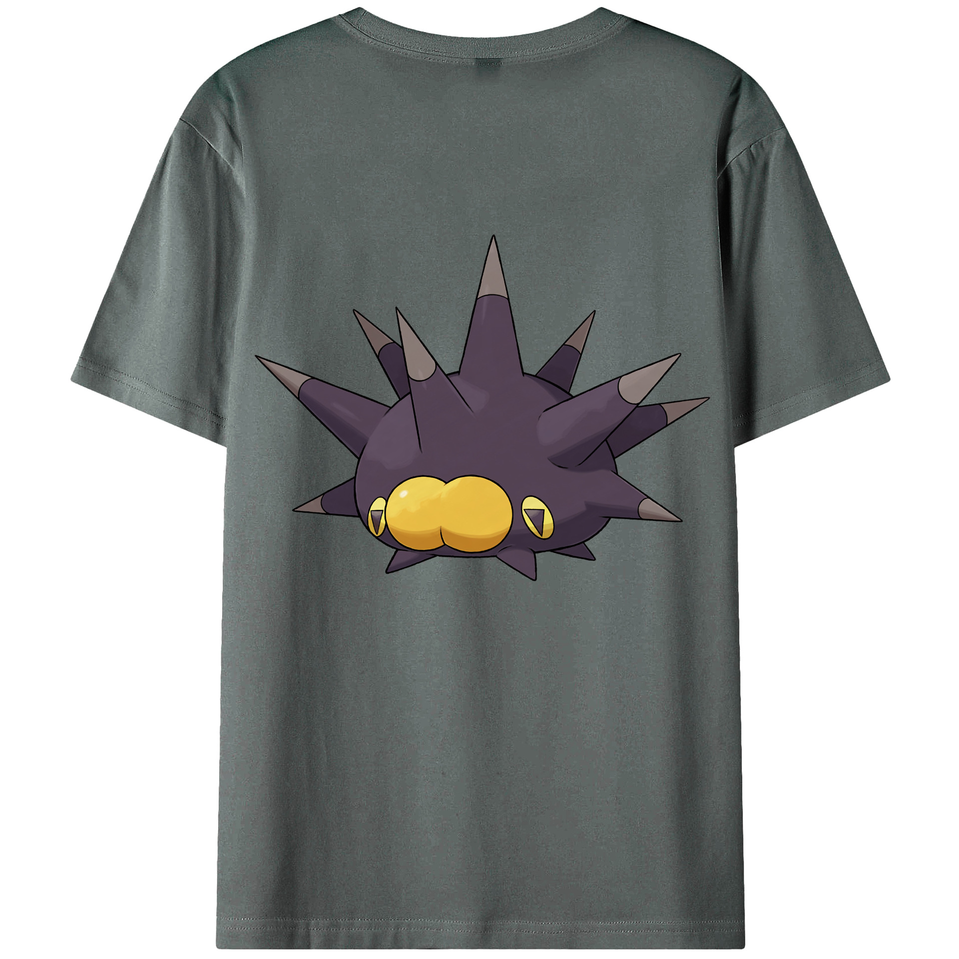 （画像用） ポケットモンスター Pokémon 綿100％ メンズ半袖Tシャツ（バックプリント） 通気性
